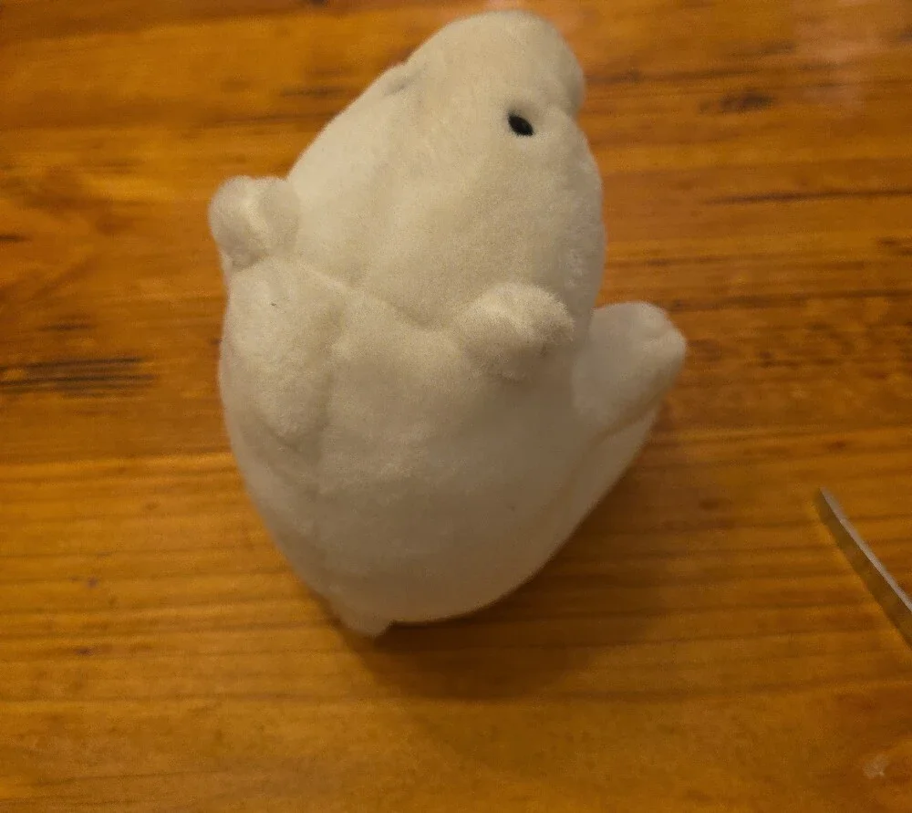 Coca Cola Cream Polar Bear Plush Toy with Red Logo